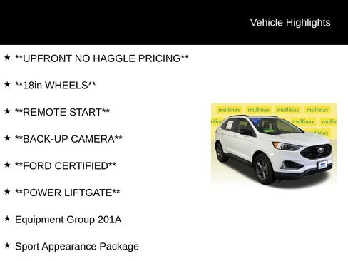 Certified 2022 Ford Edge SEL w/ Sport Appearance Package image 12