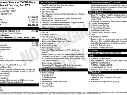 New 2026 Chevrolet Silverado 2500 W/T w/ WT Convenience Package image 28