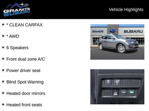 Used 2017 Nissan Rogue SV AWD/4WD image 2