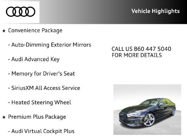 Used 2021 Audi A4 2.0T Premium Plus w/ Premium Plus Package AWD/4WD image 23