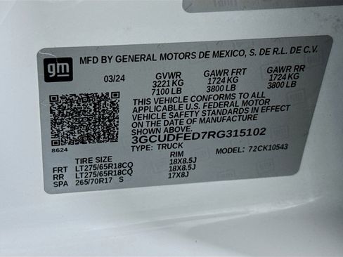 Used 2024 Chevrolet Silverado 1500 LT Trail Boss w/ Protection Package image 72