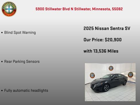 Used 2025 Nissan Sentra SV FWD image 10
