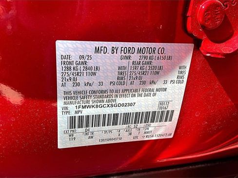 New 2025 Ford Explorer ST w/ Sun And Sound Package image 13