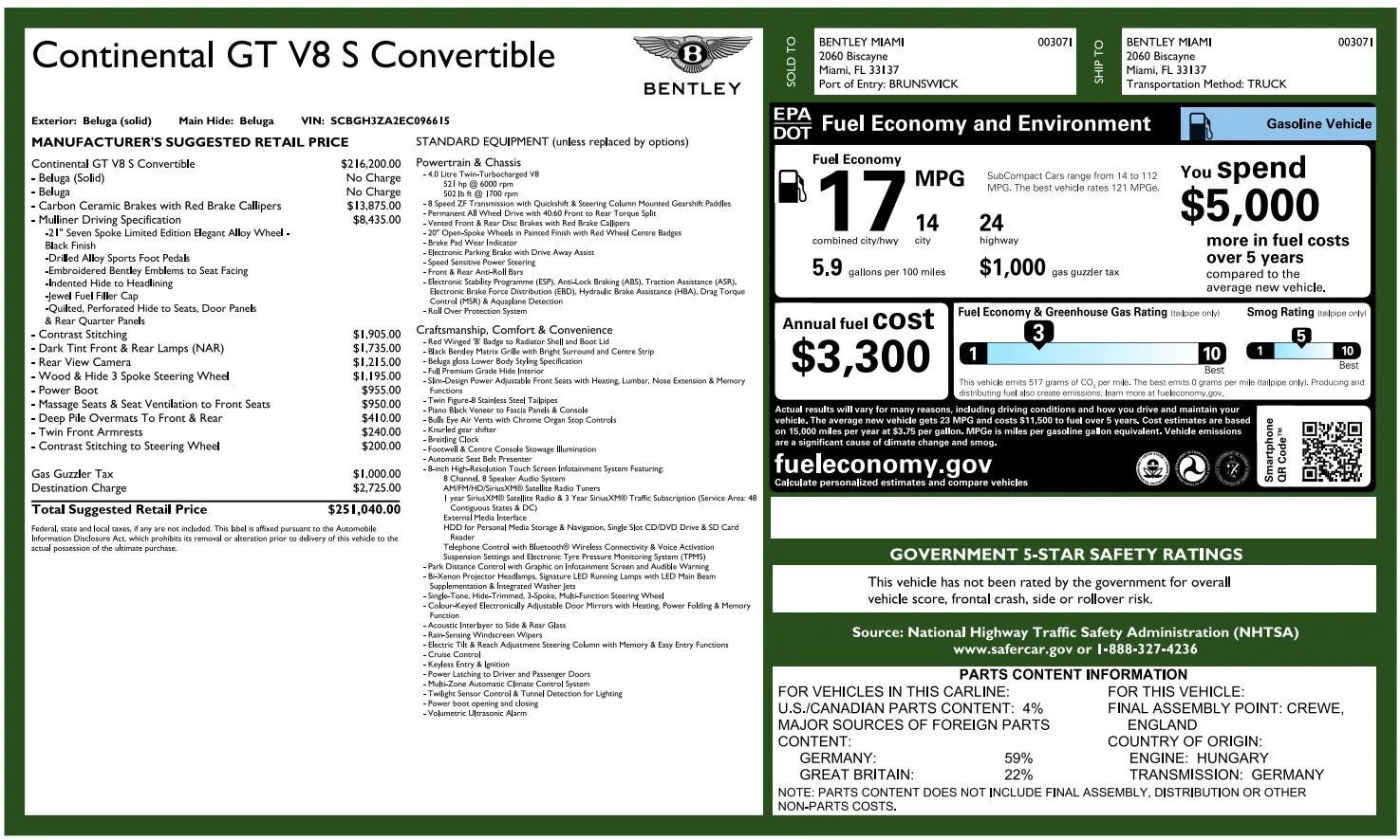 Used 2014 Bentley Continental GT V8 S AWD/4WD image 6