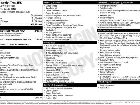 New 2026 Chevrolet Trax RS w/ Driver Confidence Package image 2
