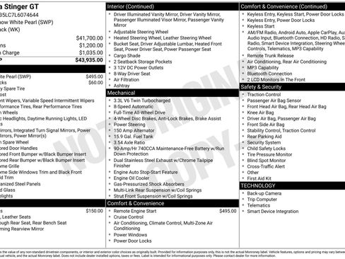 Used 2020 Kia Stinger GT image 3