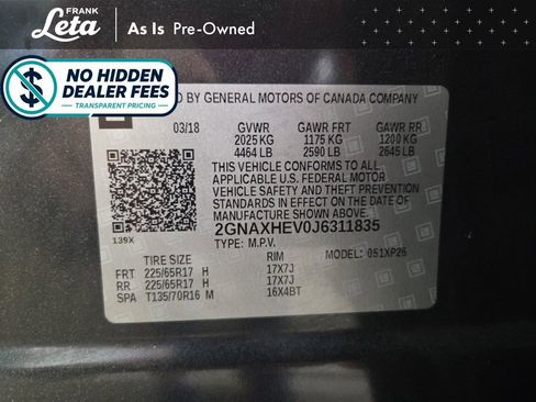 Used 2018 Chevrolet Equinox LS FWD image 26