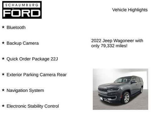 Used 2022 Jeep Wagoneer Series II AWD/4WD image 7