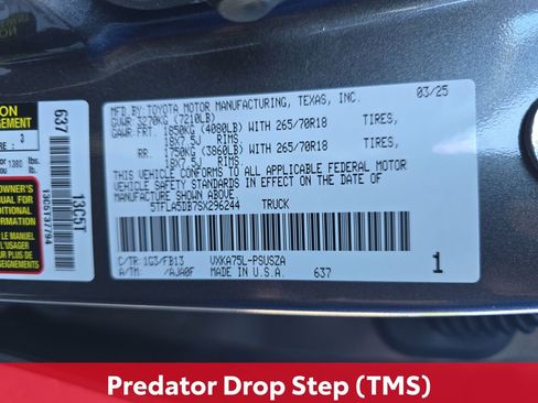 Certified 2025 Toyota Tundra SR5 image 37