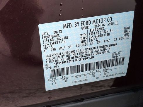 Used 2023 Ford Explorer XLT w/ Equipment Group 202A image 35