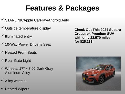 Used 2024 Subaru Crosstrek 2.0i Premium AWD/4WD image 21