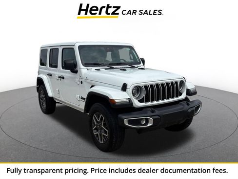 Used 2025 Jeep Wrangler Unlimited Sahara AWD/4WD image 1