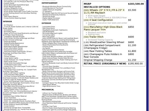 Used 2023 Mercedes-Benz Maybach GLS 600 4MATIC image 80