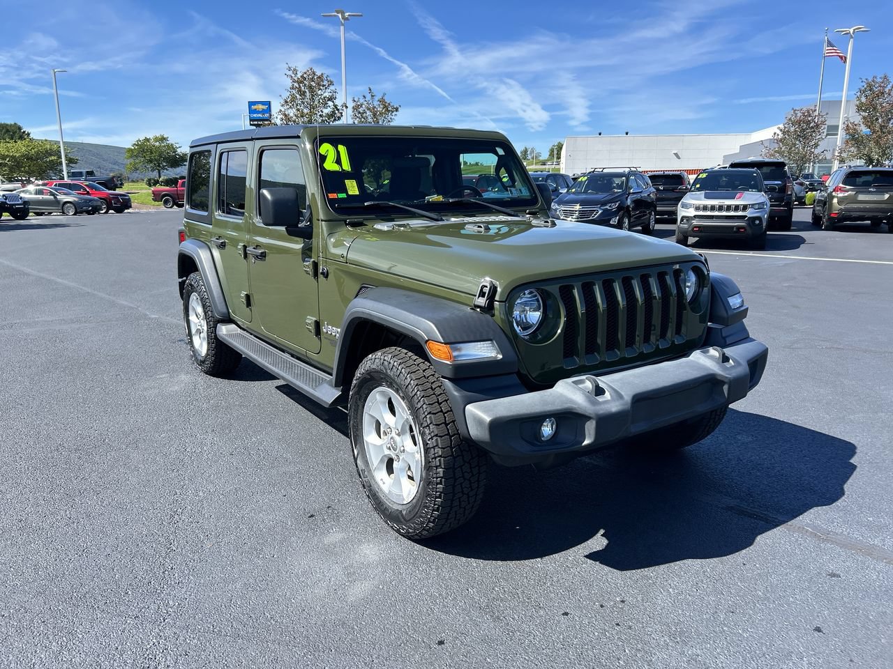 Used 2021 Jeep Wrangler Unlimited Sport AWD/4WD image 1