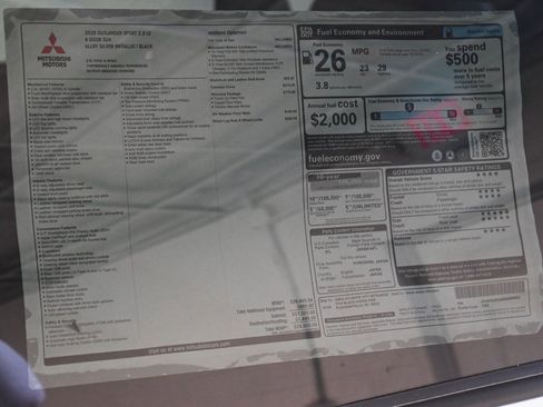 Used 2025 Mitsubishi Outlander Sport LE image 12