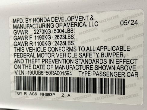 Used 2024 Acura TLX SH-AWD w/ A-SPEC Pkg image 12