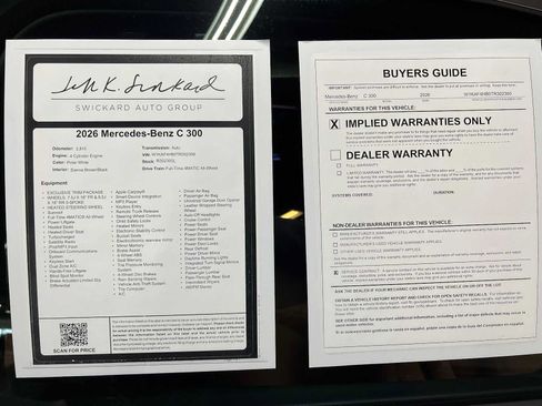 Certified 2026 Mercedes-Benz C 300 4MATIC Sedan image 40