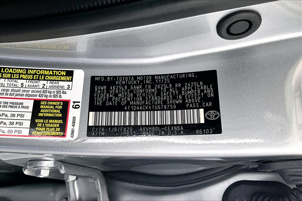 Certified 2026 Toyota Camry LE FWD image 19