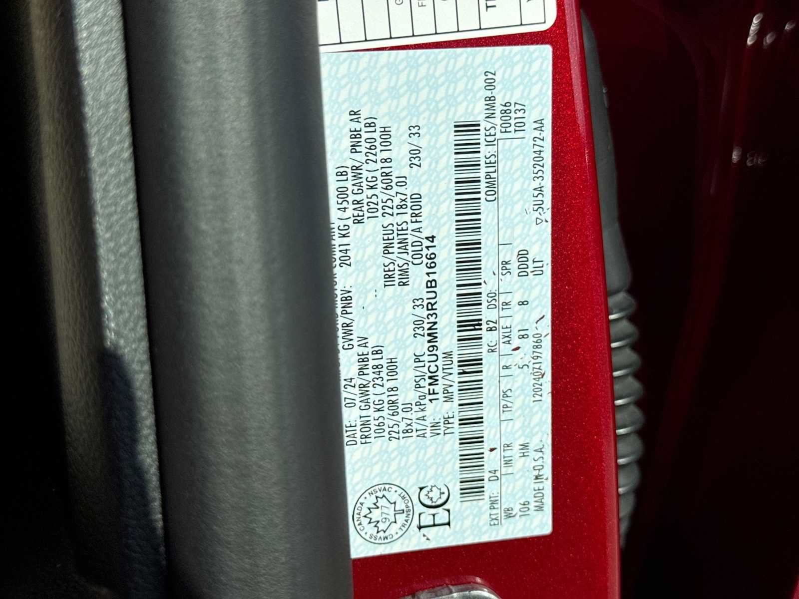 Used 2024 Ford Escape ST-Line w/ Tech Pack #1 AWD/4WD image 35