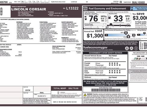 Certified 2025 Lincoln Corsair Grand Touring AWD/4WD image 39