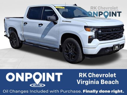 Certified 2024 Chevrolet Silverado 1500 Custom w/ Turbomax Blackout Package image 1