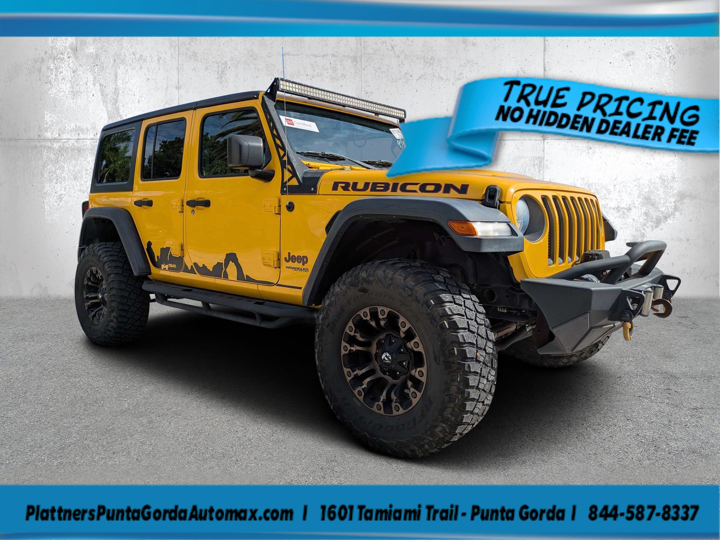 Used 2018 Jeep Wrangler Unlimited Rubicon AWD/4WD image 1