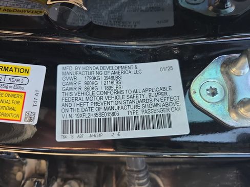 Certified 2025 Honda Civic Sport image 25