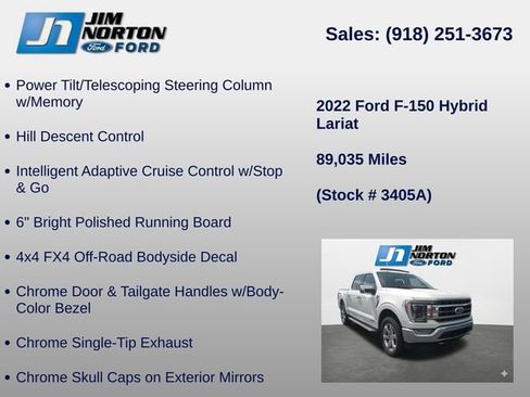 Used 2022 Ford F150 Lariat w/ Equipment Group 502A High image 18