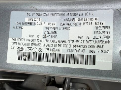 Used 2015 MAZDA MAZDA3 i Touring FWD image 54