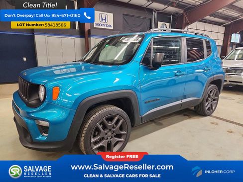 Used 2021 Jeep Renegade Latitude AWD/4WD image 1