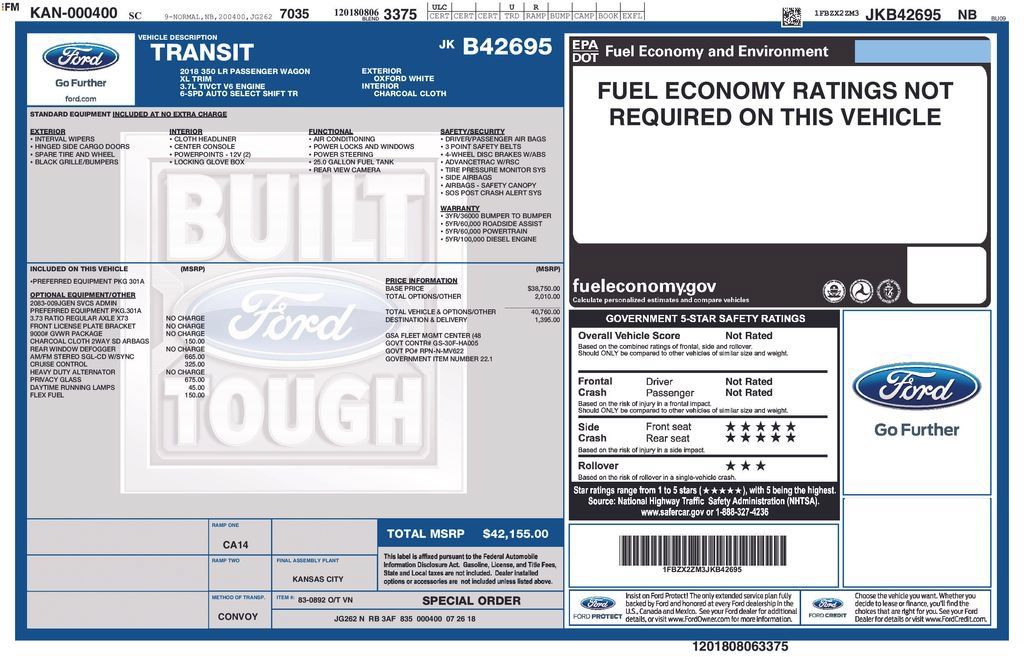 Used 2018 Ford Transit 350 XL RWD image 27