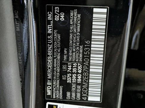 Certified 2023 Mercedes-Benz EQS 450+ 4MATIC SUV image 28