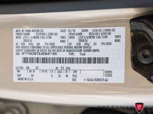 Used 2018 Ford F250 Lariat w/ Lariat Value Package AWD/4WD image 49