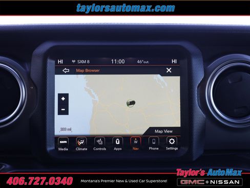 Used 2021 Jeep Wrangler Unlimited Sahara w/ Uconnect 4C Nav & Sound Group image 16