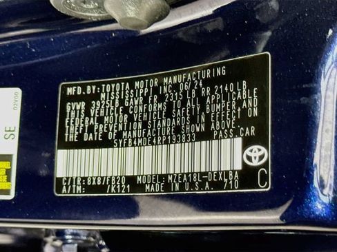 Certified 2024 Toyota Corolla LE FWD image 31