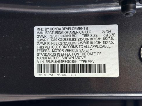 Used 2024 Honda Odyssey EX-L image 32