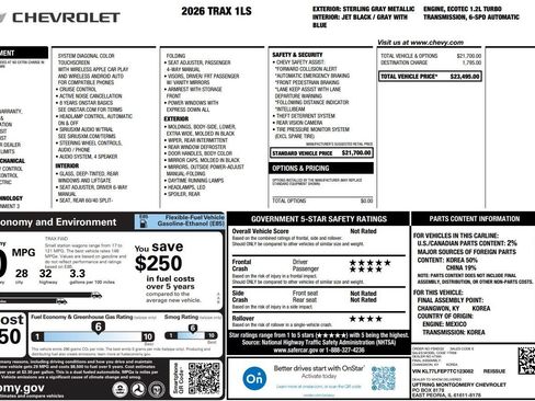 Used 2026 Chevrolet Trax LS FWD image 38
