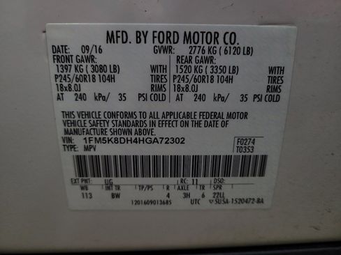 Used 2017 Ford Explorer XLT w/ Equipment Group 202A image 33