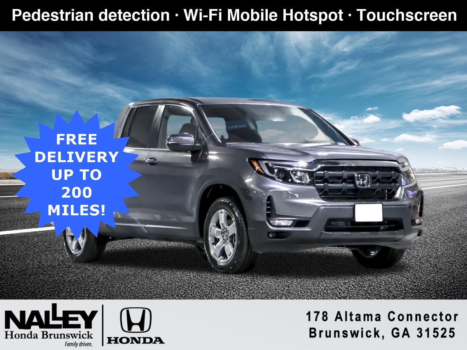 New 2026 Honda Ridgeline RTL image 1