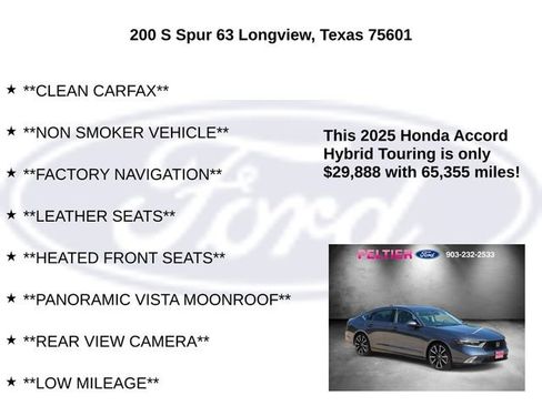 Used 2025 Honda Accord Touring image 5