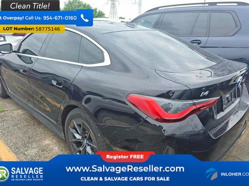 Used 2023 BMW i4 eDrive40 w/ Premium Package RWD image 4
