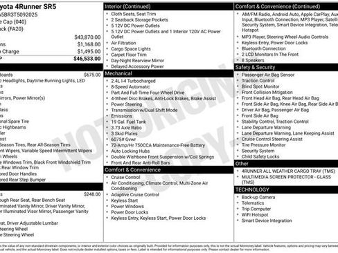 New 2026 Toyota 4Runner SR5 image 7
