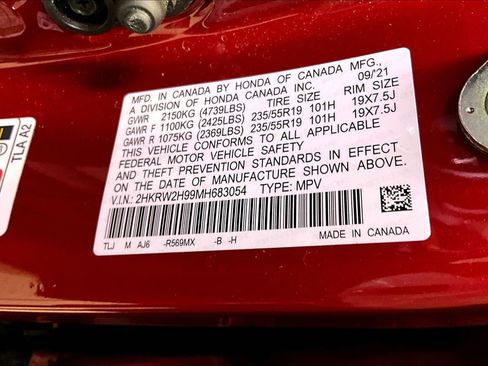 Used 2021 Honda CR-V Touring image 19