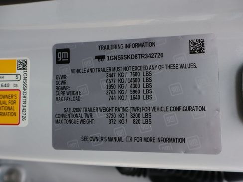 New 2026 Chevrolet Tahoe Premier w/ Sun And Tow Package AWD/4WD image 57
