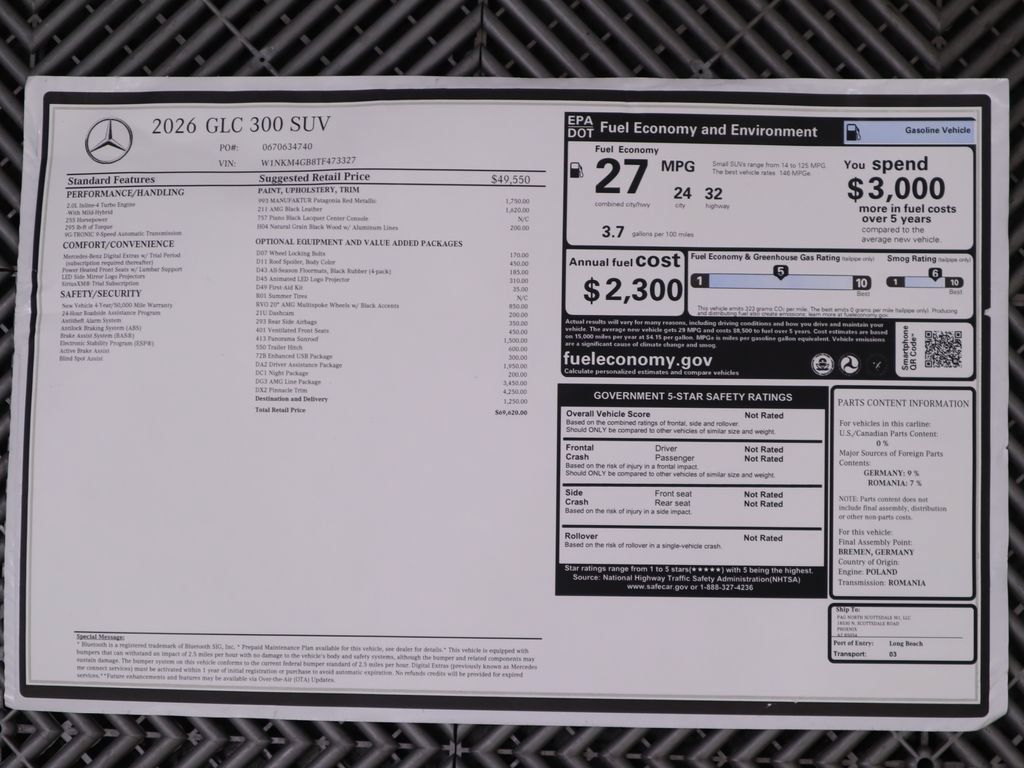 Certified 2026 Mercedes-Benz GLC 300 image 9