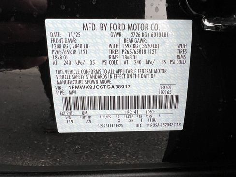 New 2026 Ford Explorer Tremor w/ Tremor Ultimate Package image 56