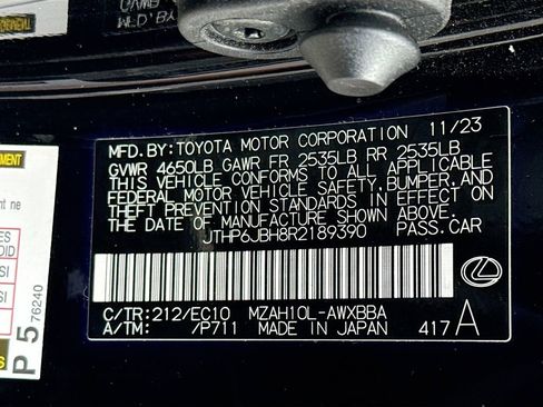 Used 2024 Lexus UX 250h FWD w/ Premium Package image 36
