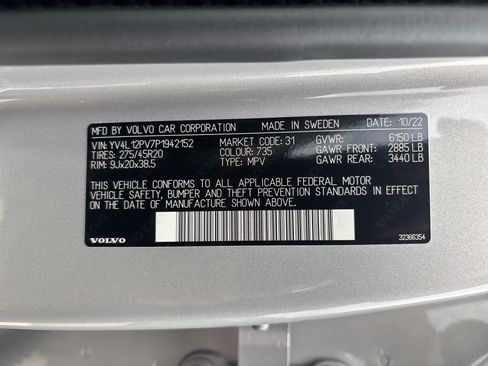 Used 2023 Volvo XC90 B5 Core w/ Protection Package Premier AWD/4WD image 16