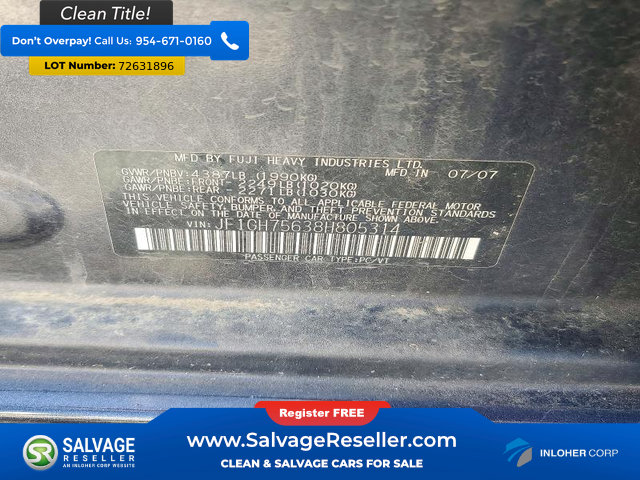 Used 2008 Subaru Impreza WRX Hatchback w/ Popular Equipment Group 3B AWD/4WD image 16