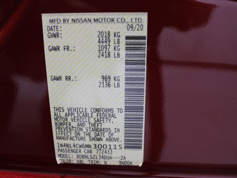 Used 2021 Nissan Altima 2.5 SR AWD/4WD image 43